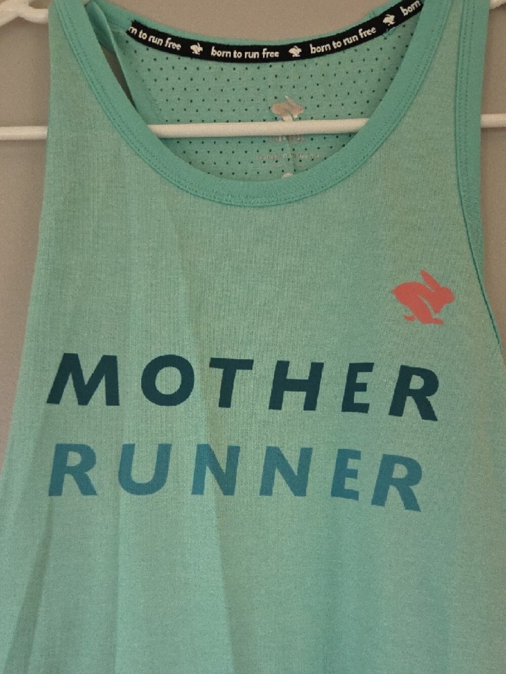 Rabbit "Mother Runner" Racerback Tank - Picture 2 of 5